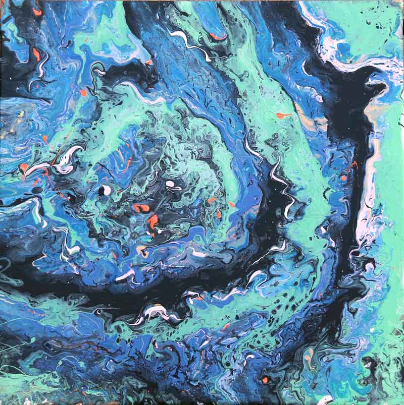 Fluid art Bilder kaufen Flow painting Kunst Malerei
