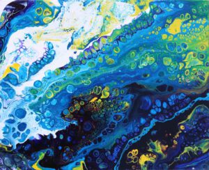 Fluid art Bilder kaufen Flow painting Kunst Malerei
