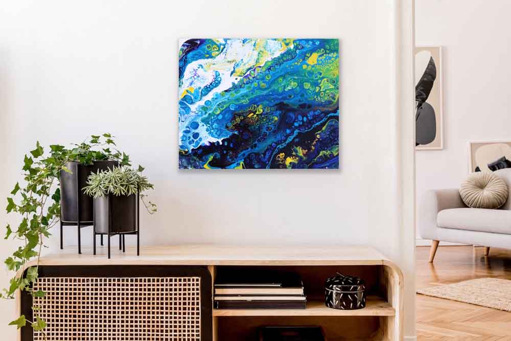 Fluid art Bilder kaufen Flow painting Kunst Malerei