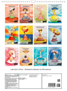 Kalender Meditation kaufen Aquarell