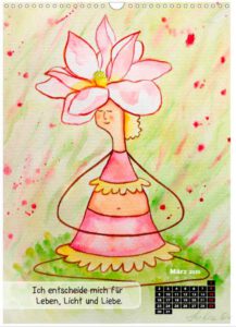 Kalender Meditation kaufen Aquarell