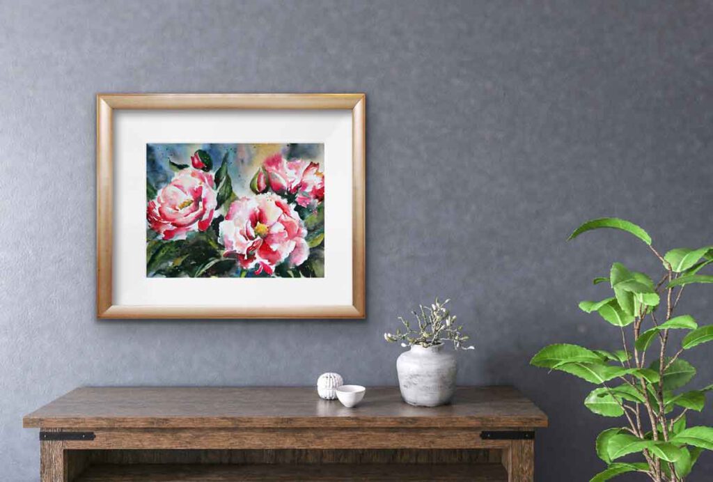 Bilder Aquarell kaufen Blumen Malerei