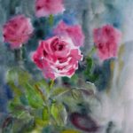 roses energy healing painting