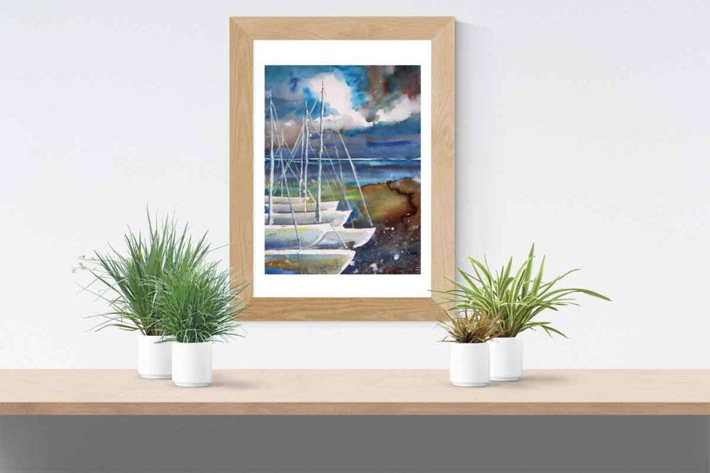 Bilder Aquarell kaufen Landschaft Meditation Malerei