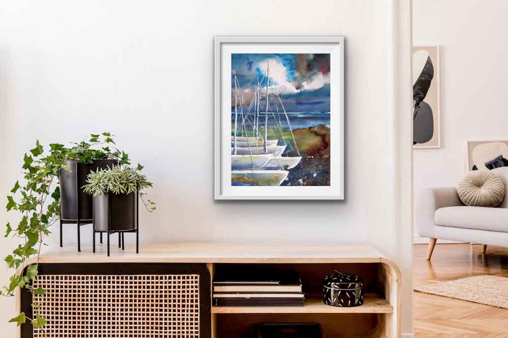 Bilder Aquarell kaufen Landschaft Meditation Malerei