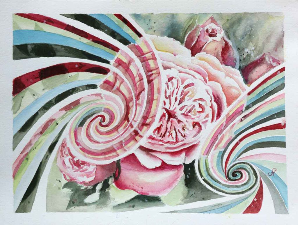 Aquarell Bilder kaufen Blumen Malerei