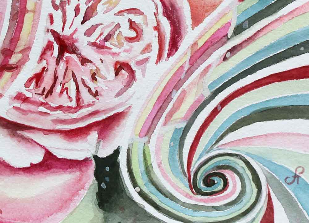 Aquarell Bilder kaufen Blumen Malerei