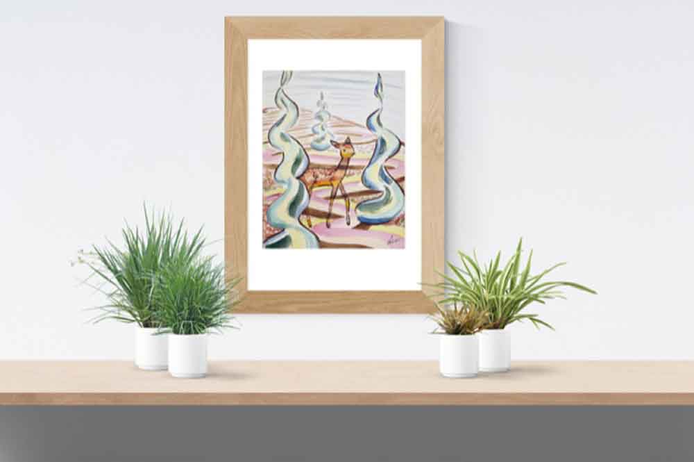 Bilder Aquarell kaufen Landschaft Meditation Malerei
