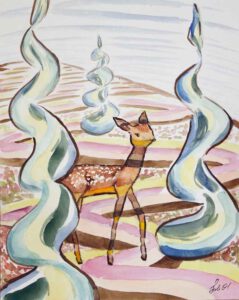 Bilder Aquarell kaufen Landschaft Meditation Malerei