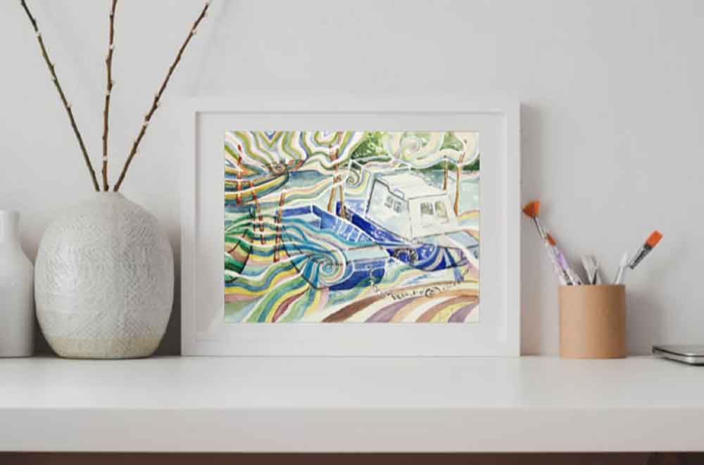 Bilder Aquarell kaufen Landschaft Meditation Malerei