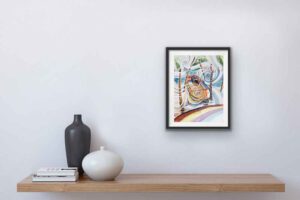 Bilder Aquarell kaufen Landschaft Meditation Malerei