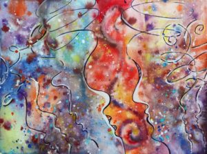Together Energy Healing Painting