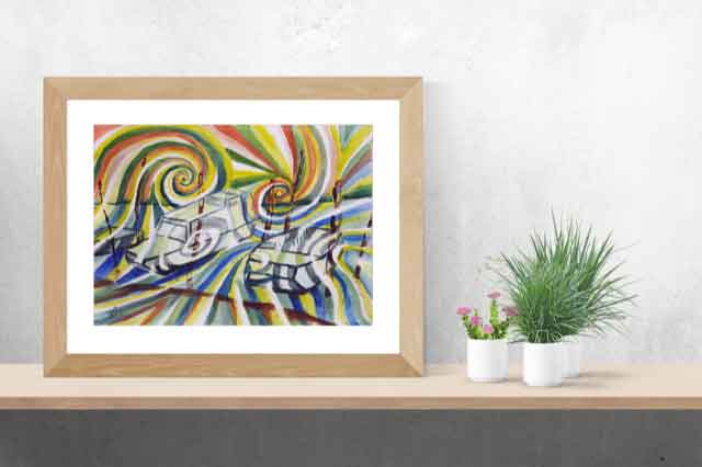 Bilder Aquarell kaufen Landschaft Meditation Malerei
