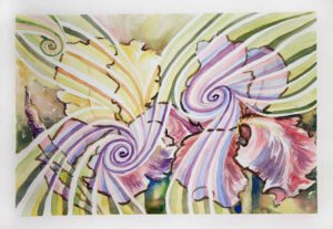 Aquarell Bilder kaufen Blumen Malerei
