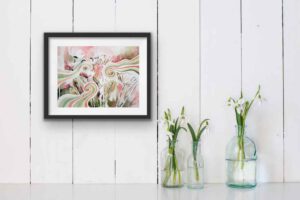 Aquarell Bilder kaufen Blumen Malerei