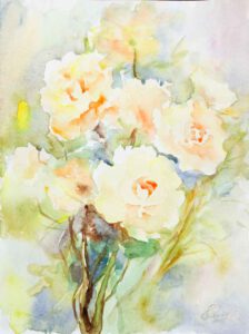 Aquarell Bilder kaufen Blumen Malerei