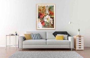 Aquarell Bilder kaufen Blumen Malerei