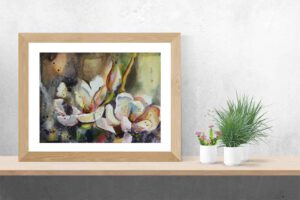 Aquarell Bilder kaufen Blumen Malerei