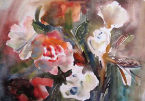 Aquarell Bilder kaufen Blumen Malerei