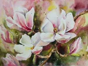 Aquarell Bilder kaufen Blumen Kunst