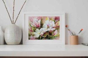 Aquarell Bilder kaufen Blumen Kunst