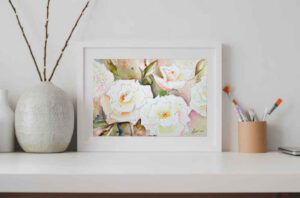 Aquarell Bilder kaufen Blumen Kunst