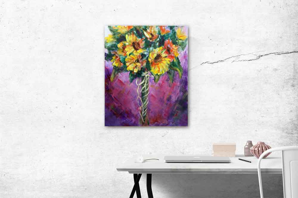 Oil Bilder kaufen Blumen Kunst Malerei