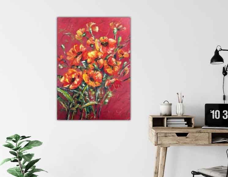 Oil Bilder kaufen Blumen Kunst Malerei
