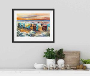 Aquarell Bilder kaufen Nord Deutschland Malerei