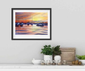 Aquarell Bilder kaufen Nord Deutschland Malerei