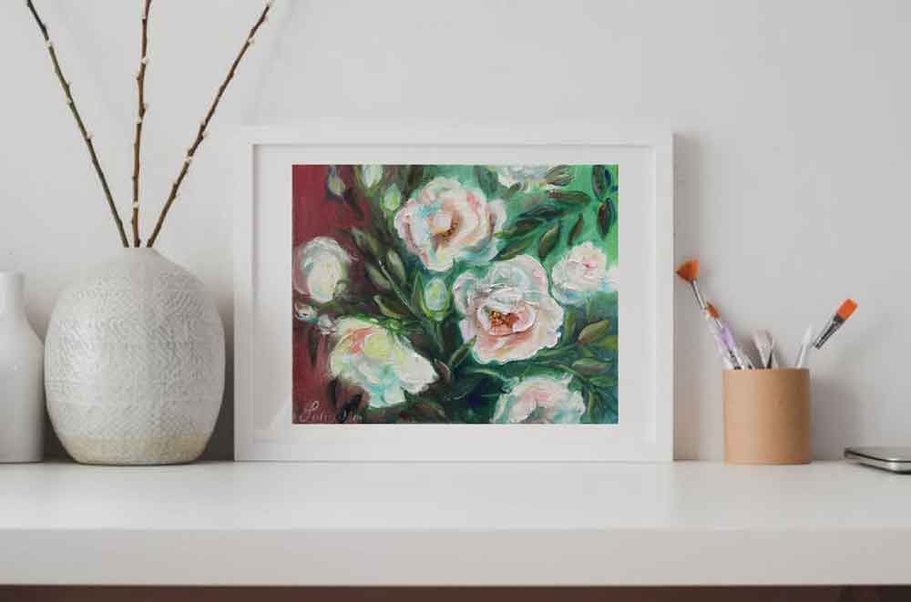 Oil Bilder kaufen Blumen Kunst Malerei