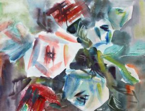 Aquarell Bilder kaufen Blumen Malerei