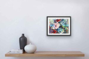 Aquarell Bilder kaufen Blumen Malerei