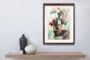 Aquarell Bilder kaufen Blumen Malerei