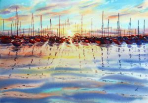 Nordsee Norddeutschland Aquarell Bilder MAlerei kaufen