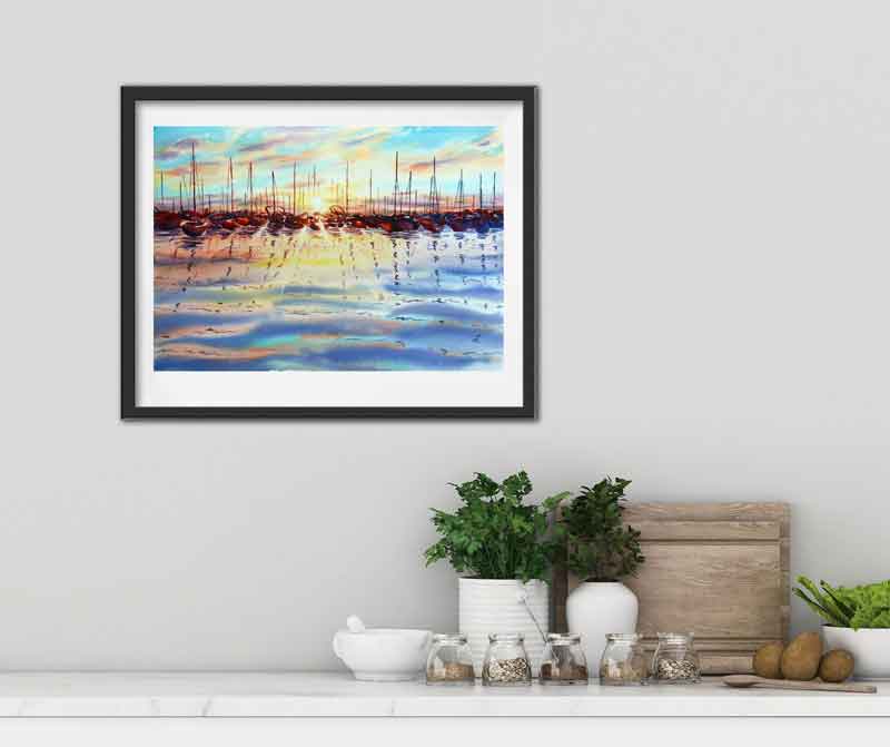Nordsee Norddeutschland Aquarell Bilder Malerei kaufen