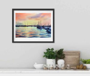 Nordsee Norddeutschland Aquarell Bilder Malerei kaufen