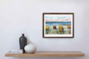 Nordsee Norddeutschland Aquarell Bilder Malerei kaufen