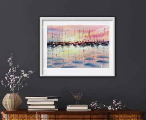 Nordsee Norddeutschland Aquarell Bilder Malerei kaufen