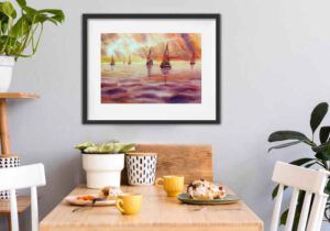 Nordsee Norddeutschland Aquarell Bilder Malerei kaufen