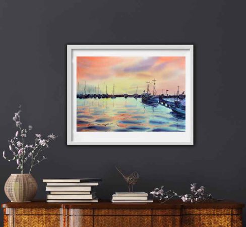 Nordsee Norddeutschland Aquarell Bilder Malerei kaufen