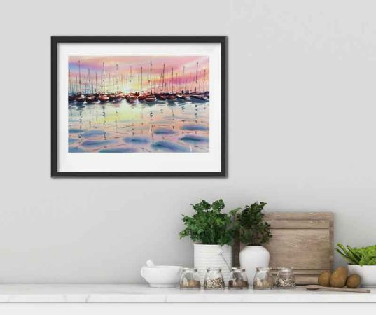 Nordsee Norddeutschland Aquarell Bilder Malerei kaufen