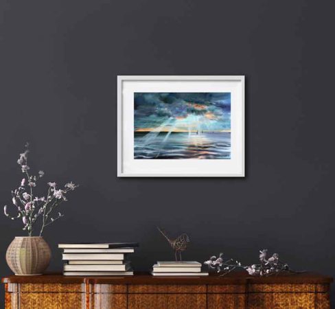 Nordsee Norddeutschland Aquarell Bilder Malerei kaufen