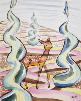 Bilder Aquarell kaufen Landschaft Meditation Malerei