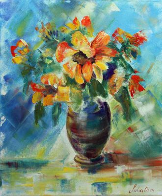 Oil Bilder kaufen Blumen Kunst Malerei