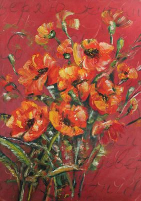 Oil Bilder kaufen Blumen Kunst Malerei