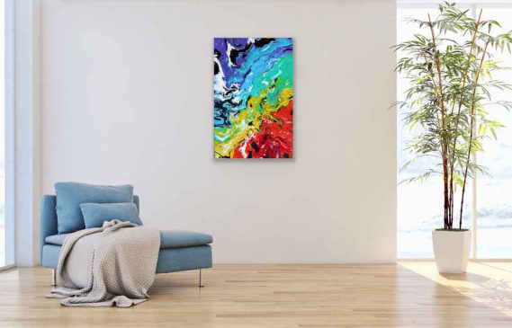 Fluid art Bilder kaufen Flow painting Kunst Malerei