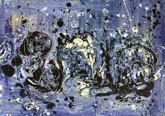 Fluid art Bilder kaufen Flow painting Kunst Malerei