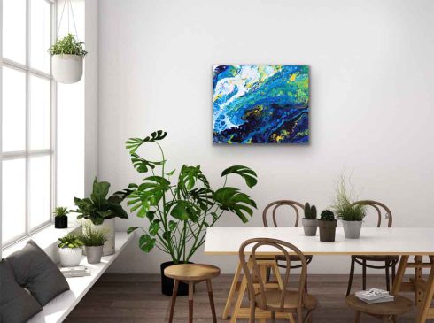 Fluid art Bilder kaufen Flow painting Kunst Malerei
