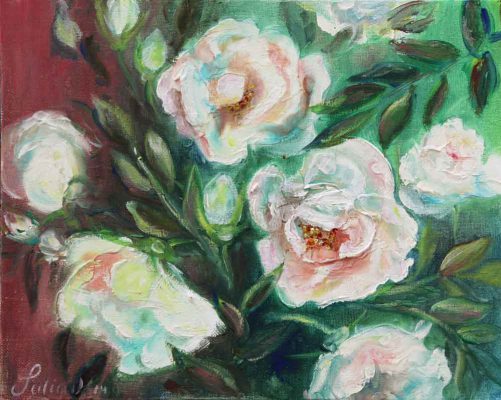 Oil Bilder kaufen Blumen Kunst Malerei
